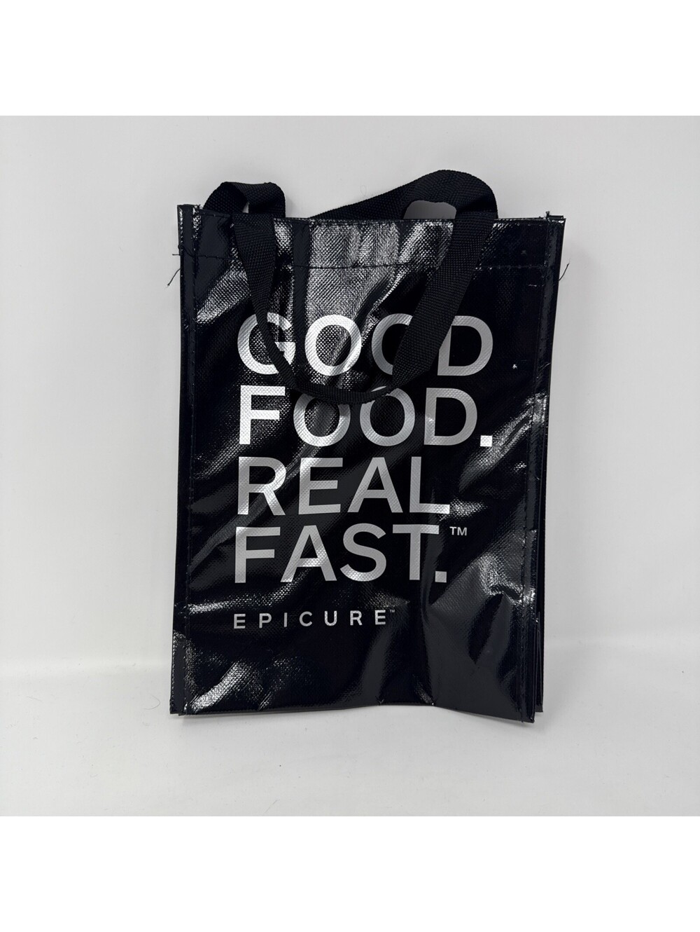 Good Food Real Fast Epicure Black Bag